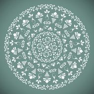 Ornamental round lace pattern N11