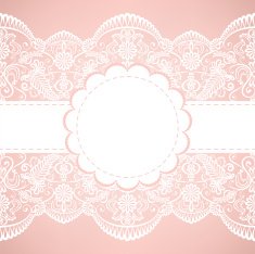 card with lace N4