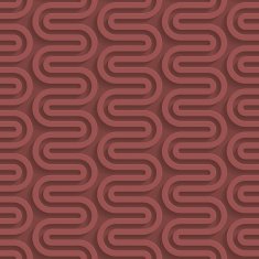 Marsala color vector seamless pattern with 3D effect N50