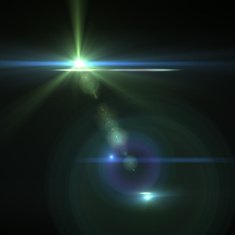 Vector star sun with lens flare N10