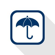 umbrella flat icon