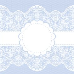 lace floral frame N14