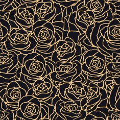 Seamless pattern with flowers roses N6