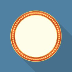 Round Retro Banner