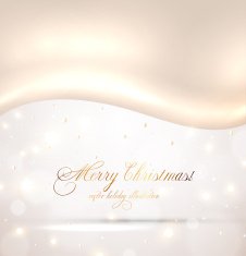 Abstract Winter Christmas Card