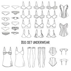 Big set of underwear Lingerie items