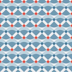 Fashion pattern with squares N6