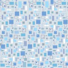 Geometric repeating texture in 1960s style seamless vector background