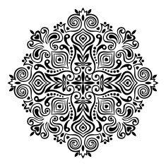 Flower Mandala Abstract element for design N19