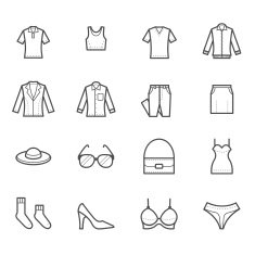 Women Clothing Icons N2