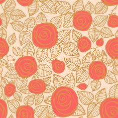 Seamless pattern of roses N11