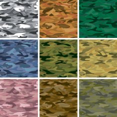 Seamless Camouflage patterns free image download
