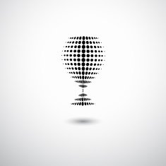 abstract black polka dots pattern for design N2
