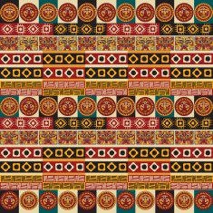 Mayan aztec tribal seamless texture