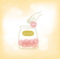 Jars with hearts N3