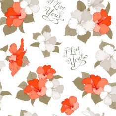 Bridal seamless pattern N6
