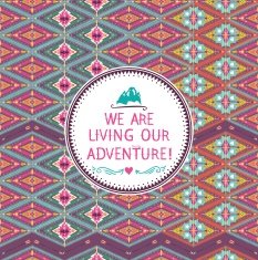 Hipster seamless tribal pattern with geometric elements N7