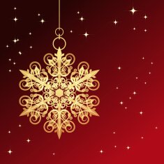 Golden snowflake N2