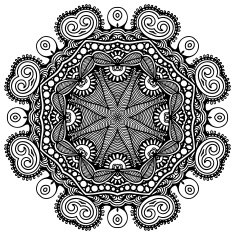 Circle ornament N29