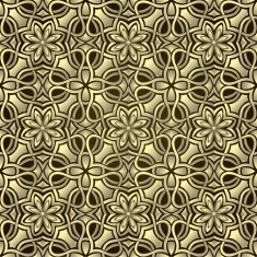 Seamless wallpaper stylized like gold or bronze grid