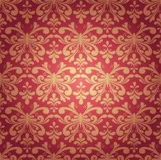 Seamless pattern with abstract butter flies