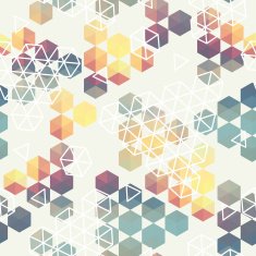 Geometric pattern of hexagon triangle N3