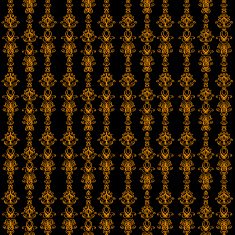 Retro seamless pattern in black and gold N2