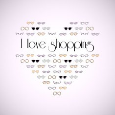 Heart from stylish fashion sunglasses N2