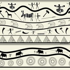 Seamless Tribal Pattern N5