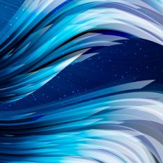 abstract techno design elements on a blue background N3
