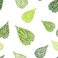 Seamless green leaves background N2