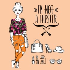 Hipster girl N35