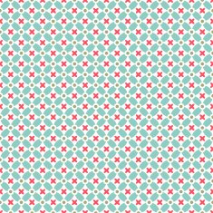 Retro abstract floral seamless pattern Vector illustration