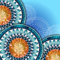 Vector abstract floral decorative background N58