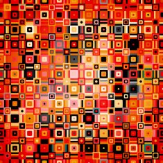 Geometric pattern in disco style N9