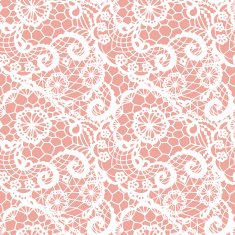 Lace seamless pattern with flowers N219