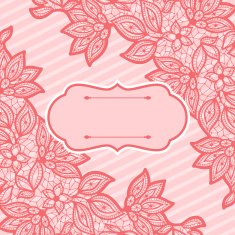 Vintage lace background abstract ornament Vector texture N3