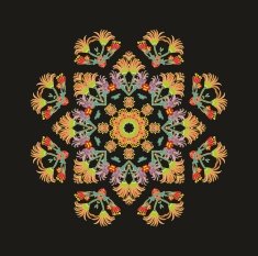 Floral rosette