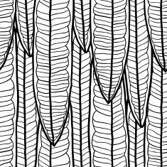 Seamless natural pattern with long leaves N7