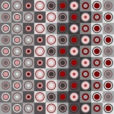 Geometric seamless pattern N151
