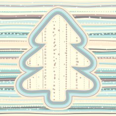Christmas pattern in light pastel colors N7