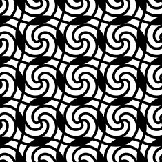 Black and white seamless pattern N91