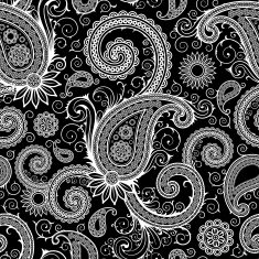 seamless pattern with paisley N19