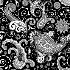 seamless pattern with paisley N20
