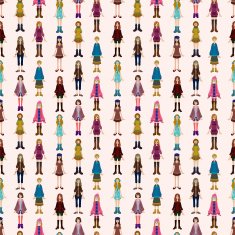 seamless girl pattern N3