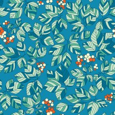 Seamless green leaves pattern N2