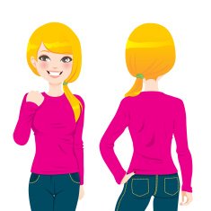 Blond Girl T-shirt