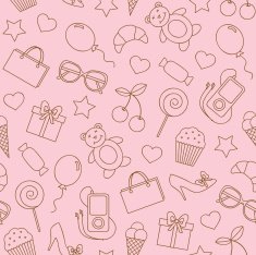 Female seamless background N3