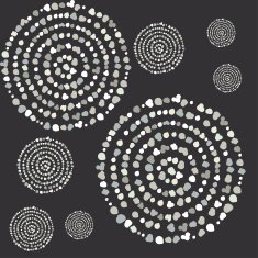 Dot mandala Circle vector pattern