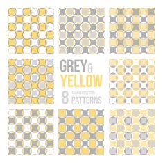 Set of eight seamless patterns N5